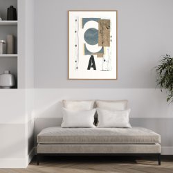 A For Abstract kunstplakat