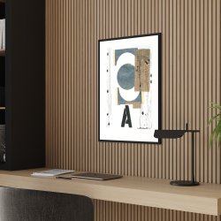 A For Abstract kunstplakat