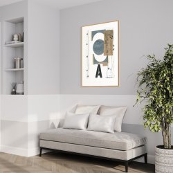 A For Abstract kunstplakat