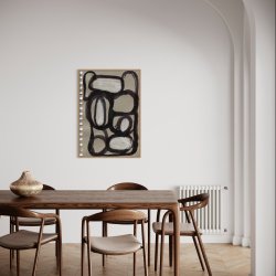 Abstract on Grey kunstplakat