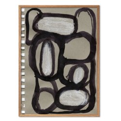 Abstract on Grey kunstplakat