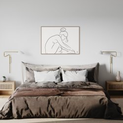 Balanced Silhouette Art Print