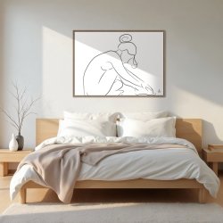 Balanced Silhouette Art Print