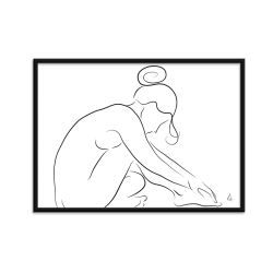 Balanced Silhouette Art Print