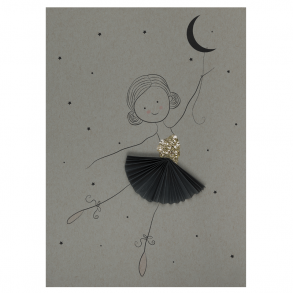 Ballerina Ella Plisse print