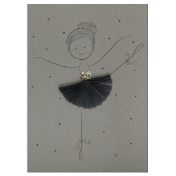 Ballerina Alba Plisse print