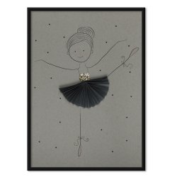 Ballerina Alba Plisse print