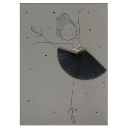 Ballerina Emma plisse print