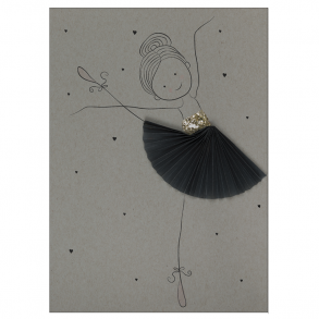 Ballerina Emma plisse print