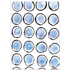 Blue Circles Art Print