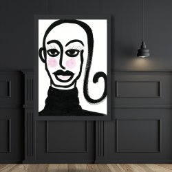 Blushing Girl Art Print