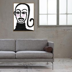 Blushing Girl Art Print