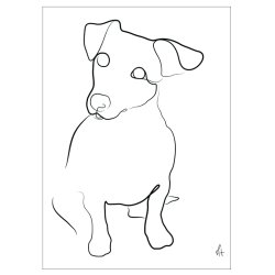 Dog Art Print