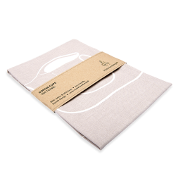 Viskestykke Coffee Cups Greige 