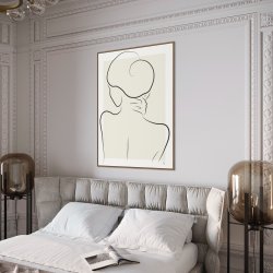 Embracing Silhouette art print