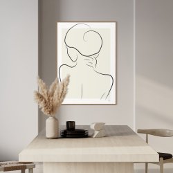 Embracing Silhouette art print