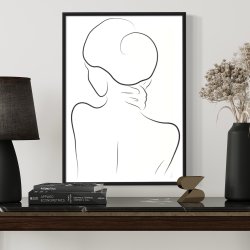 Embracing Silhouette art print