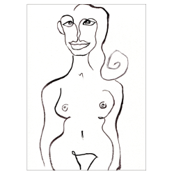 Female Nude kunstplakat
