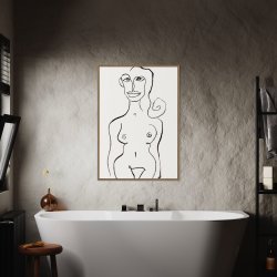 Female Nude kunstplakat