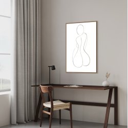 Hourglass Silhouette art print
