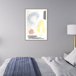 Light Abstract kunstplakat