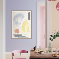 Light Abstract kunstplakat