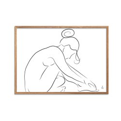 Balanced Silhouette Art Print