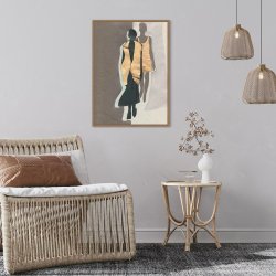 Silhouettes kunstplakat