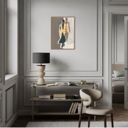 Silhouettes kunstplakat