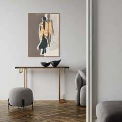 Silhouettes kunstplakat