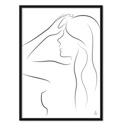 Simple Silhouette kunstplakat