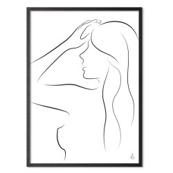 Simple Silhouette kunstplakat