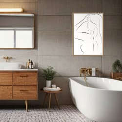 Simple Silhouette kunstplakat