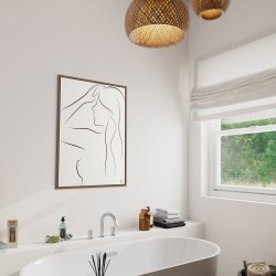 Simple Silhouette kunstplakat