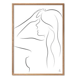 Simple Silhouette kunstplakat