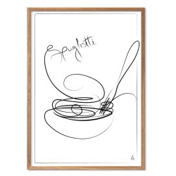 Spaghetti  art print