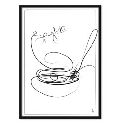 Spaghetti  art print