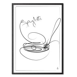 Spaghetti  art print