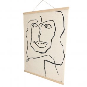 Wall Hanging One Line Female