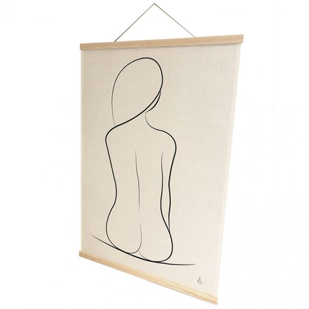 Wall hanging One Line Silhouette 