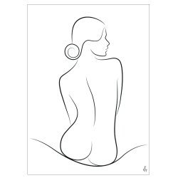 Wave Silhouette Silhouette Art Print