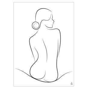 Wave Silhouette kunstplakat