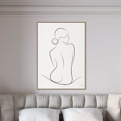 Wave Silhouette Silhouette Art Print