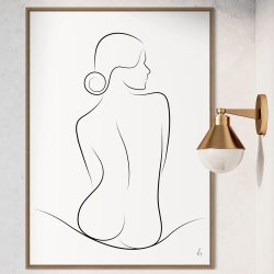 Wave Silhouette Silhouette Art Print