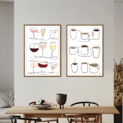 Coffee Cups art print
