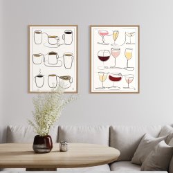 Coffee Cups art print