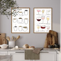 Coffee Cups art print