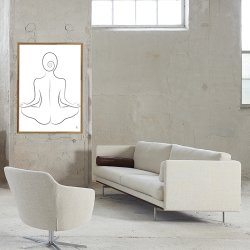 Yoga Silhouette kunstplakat